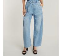 G-STAR Belted Cargo Loose Jeans Hellblau 28-32 sun faded blue mist D24361-D252-G342-2832