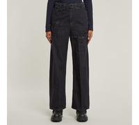 5-Pocket-Jeans G-STAR "Belted Cargo Loose Jeans", Damen, Gr. 24, Länge 30, worn in nighttime sky, Obermaterial: 100% Baumwolle, Jeans 5-Pocket-Jeans (38262208-24) worn in nighttime sky