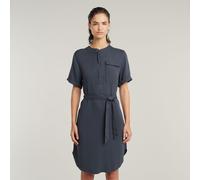 G-STAR Belted Kleid Grau L petrol D26157-D573-860-L
