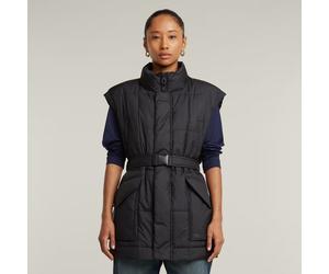 G-STAR Belted Padded Weste Schwarz XL dark black D26503-B958-6484-XL