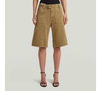 G-star D28521-e078 Wide Leg Kurze Hose 33 Safari Gd
