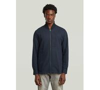 G-STAR Bomber Collar Zip Overshirt Dunkelblau M salute D26813-D750-C742-M