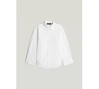 Langarmshirt G-STAR "Bomber Shirt", Damen, Gr. L, weiß, Obermaterial: 69% Baumwolle, 31% Polyester, Shirts Langarmshirt (86733966-L) weiß