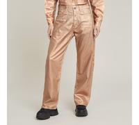 Regular-fit-Jeans G-STAR "Bowey Boyfriend Jeans", Damen, Gr. 23, Länge 30, shiny peach metal coating, Obermaterial: 25% Baumwolle, Jeans (89482227-23) shiny peach metal coating