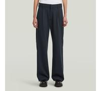 Chinohose G-STAR "Bowey Pleated Chino", Damen, Gr. 29, salute, Obermaterial: 63% Polyester, 25% Viskose, 8% Wolle, 4% Elasthan, Hosen Chinohose (49514301-29) salute