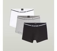 G-STAR Herren Boxershorts, 3er Pack - ACRE, Trunks, Cotton Stretch Weiß/Grau/Schwarz XL