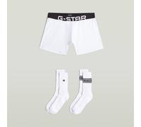 G-STAR Boxer & Sock Set 40-43 Weiß M MULTI D29481-01-J167-M