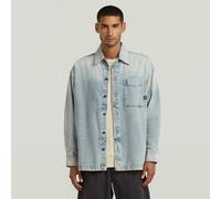 G-STAR Boxy Fit Overshirt Hellblau M vintage bornite D23007-E352-H947-M