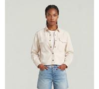 Langarmshirt G-STAR "Boxy Relaxed Hemd", Damen, Gr. M, rinsed, Obermaterial: 75% Baumwolle, 25% Baumwolle, Shirts Langarmshirt (70352130-M) rinsed
