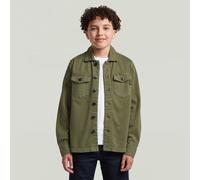G-STAR Boys Army Overshirt Grün 12 four leaf clover D29652-01-H871-12