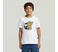 G-STAR Boys Base T-Shirt Weiß 16 white D29649-01-110-16