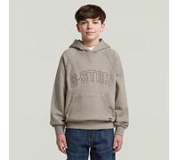 G-STAR Boys Basic Coll Hooded Sweatshirt Grau 8 grey alloy D29643-01-G276-8