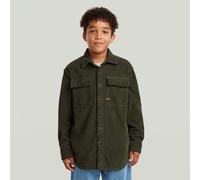 G-STAR Boys CPO Regular Shirt Grün 10 DK BOTTLE D29192-01-J161-10