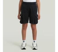 G-STAR Boys Nifous Cargo Sweat Shorts Schwarz 6 dark black D29757-01-6484-6