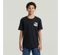 G-STAR Boys Nifous T-Shirt Schwarz 12 dark black D29755-01-6484-12