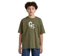 G-STAR Boys Oversized T-Shirt, Grün (Four Leaf Clover D29777-01-H871), 10