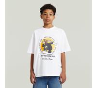 G-STAR Boys Oversized T-Shirt Weiß 6 white D29752-01-110-6