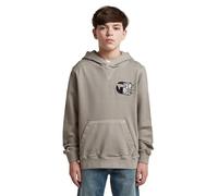 G-STAR Boys Premium Core Hoodie Sweatshirt, Grau (Grey Alloy D29807-01-G276), 16
