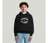 G-STAR Boys Rand Hoodie Sweatshirt Schwarz 6 dark black D29785-01-6484-6