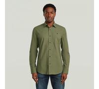 G-STAR Bristum 2.0 Slim Hemd Mehrfarbig XL shadow olive slub stripe D23553-E349-H969-XL