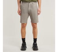 Chinoshorts G-STAR "Bronson 3.0 Slim Chino Shorts", Herren, Gr. 34, Normalgrößen, toggee, milk dobby, Obermaterial: 88% Baumwolle, 9% Hanf, 3% Elasthan, Hosen Chinoshorts (26117620-34) toggee, milk do