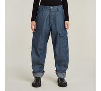 Cargohose G-STAR "Cargo 3D Boyfriend Hose", Damen, Gr. 25, Länge 30, raw denim, Obermaterial: 82% Baumwolle, 18% Polyester, Hosen Cargohose (49785605-25) raw denim