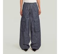 Cargojeans G-STAR "Cargo Summer Hose", Damen, Gr. 29, Länge 30, rinsed, Obermaterial: 100% Baumwolle, Jeans (73241838-29) rinsed