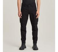 G-STAR Cargohose 3D Regular Tapered Cuffed Schwarz 36-30 dark black D24735-D929-6484-3630