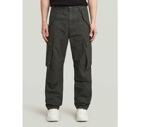 Cargohose G-STAR "R-3N Regular Straight Cargohose", Herren, Gr. 31, Länge 34, asfalt, Obermaterial: 100% Baumwolle, Hosen Cargohose (48924466-31) asfalt