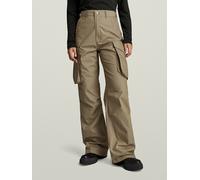 G-STAR RAW Damen High Waist Cargohose, Braun (Turf D24401-A790-273), 23W / 30L
