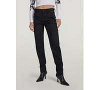 G-STAR RAW Damen Slim Cargohose, Schwarz (dk black D23572-C072-6484), 25W / 32L