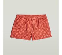 G-star Carnic 2.0 Ao Badeshorts L Light Antic Red Chevron