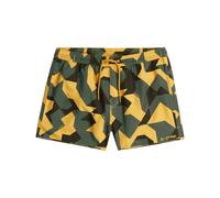 Badeshorts G-STAR "Carnic 2.0 Badeshorts", Gr. S, Normalgrößen, saffron geo abstract camo, Obermaterial: 100% Polyester, Badehosen Badeshorts (70279747-S) saffron geo abstract camo