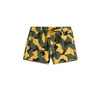 Badeshorts G-STAR "Carnic 2.0 Badeshorts", Gr. M, Normalgrößen, saffron geo abstract camo, Obermaterial: 100% Polyester, Badehosen Badeshorts (70279747-M) saffron geo abstract camo