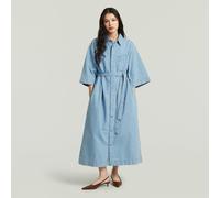 G-STAR Carter Denim-Hemdkleid Hellblau XS Vintage Light Aged D29321-01-4441-XS