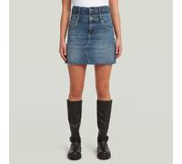G-STAR Carter Double Waistband Mini Skirt Mittelblau 25 vintage medium aged D29319-01-2965-25