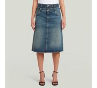 G-STAR Carter Double Waistband Skirt Mittelblau 30 vintage medium aged D29324-01-2965-30
