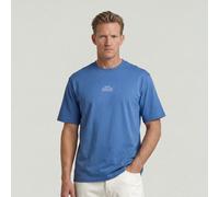 G-STAR Center Chest Boxy T-Shirt Mittelblau S dutch blue D30600-E557-G989-S