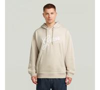 G-STAR Chenille Relaxed Hoodie Sweater Weiß XL whitebait D29613-E614-1603-XL