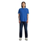 G-Star Chest Logo Striped Polo Radar Blue Größe: S | Poloshirts Outlet | Herren | Blau