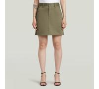 Minikleid G-STAR "Chino Rock", Damen, Gr. 31, Normalgrößen, turf, Obermaterial: 97% Baumwolle, 3% Elasthan, Kleider Minikleid (65825911-31) turf