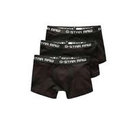Trunk G-STAR "Classic Boxershorts 3-Pack", Herren, Gr. XXL, schwarz (schwarz, schwarz, schwarz), Obermaterial: 95% Baumwolle, 5% Elasthan, Unterhosen (52708966-XXL) schwarz, schwarz, schwarz