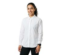 Langarmshirt G-STAR "Clean Boyfriend Hemd", Damen, Gr. M, weiß, Obermaterial: 97% Baumwolle, 3% Elasthan, Shirts Langarmshirt (63669110-M) weiß