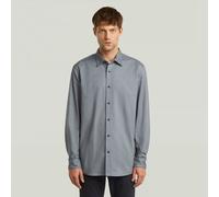 G-STAR Clean Regular Hemd Mehrfarbig M ash blue/india ink oxford D25196-C895-H621-M