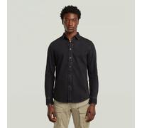 Langarmshirt G-STAR "Clean Slim Hemd", Herren, Gr. M, worn in oyster shell, Obermaterial: 100% Baumwolle, Shirts Langarmshirt (55587451-M) worn in oyster shell