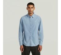 G-STAR Clean Slim Hemd Hellblau S sun faded smithsonite D27681-E356-H944-S