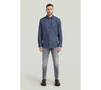 G-Star Clean Slim Shirt L/s Worn In Sea Stone Größe: M | Casual hemden Outlet | Herren