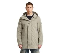 Parka G-STAR "Clean Vodan Parka", Herren, Gr. M, elephant skin, Obermaterial: 54% Elastomultiester, 46% Polyester, Jacken Parka (30510846-M) elephant skin