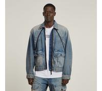 G-STAR Coach Zip Jacke Hellblau L vintage pioneer D26180-D499-H121-L