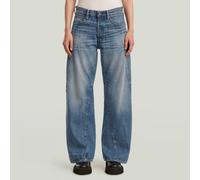 Regular-fit-Jeans G-STAR "Contor Wide Jeans", Damen, Gr. 33, Länge 32, faded typhoon, Obermaterial: 100% Baumwolle, Jeans (29297313-33) faded typhoon